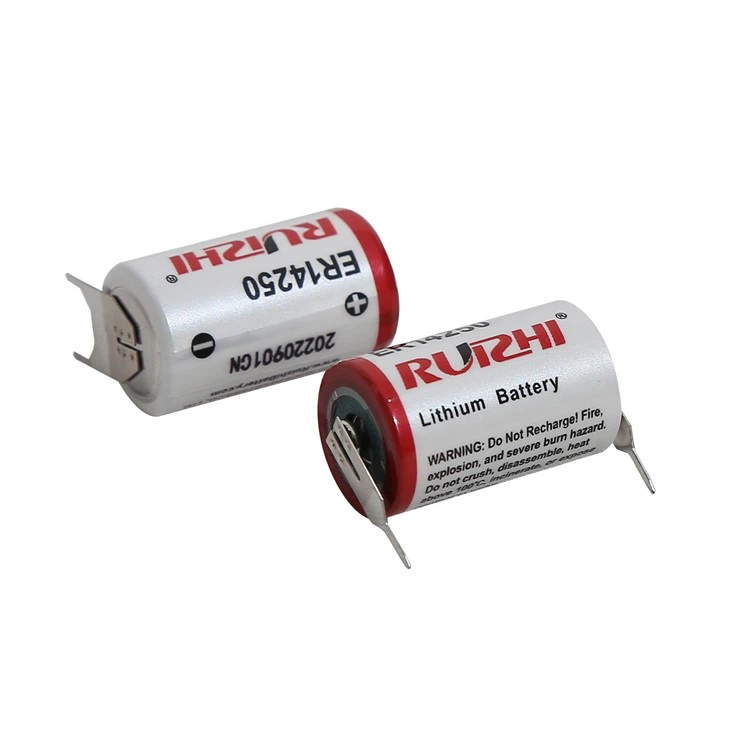 14250 For Gas/Water/Electric Meter Toll RFID Battery ER14250 ER1/2AA ER3 3.6V Lithium Battery
