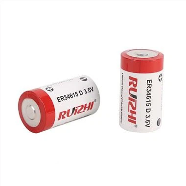 ER34615 D Cell Batteries 3.6V Lithium Battery 19Ah Li-SOCL₂ Non-Rechargeable Battery LS-33600 SB-D02 XL-205F For CNC Machine Tool, Injection Molding Machine,Printing Machine,Gas Meter
